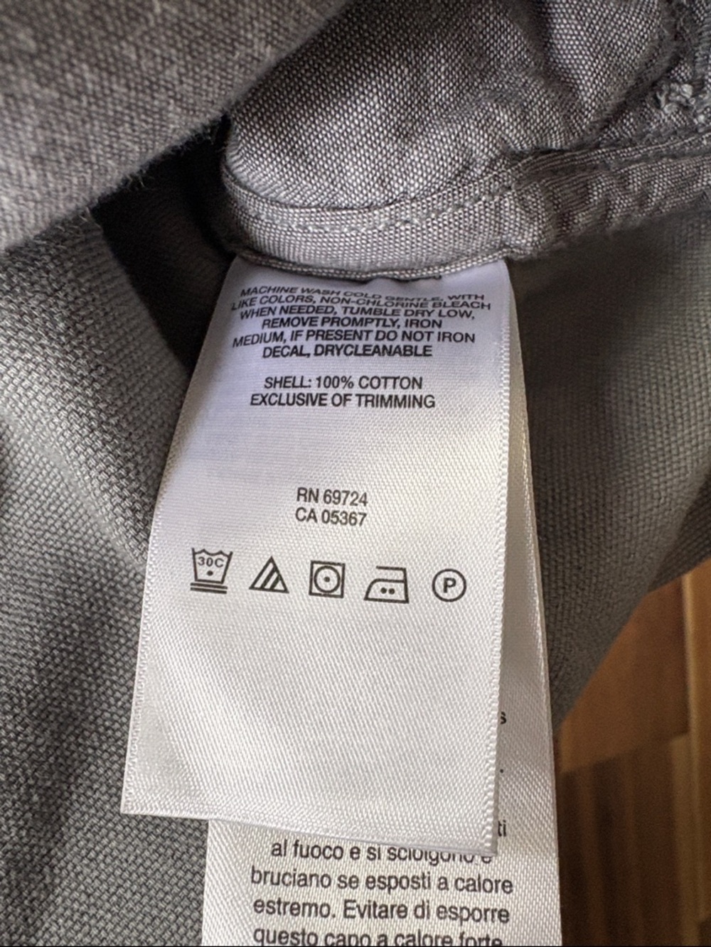 Columbia Light Gray Men's Zip-Front Shirt Jacket - Picture 6 of 6